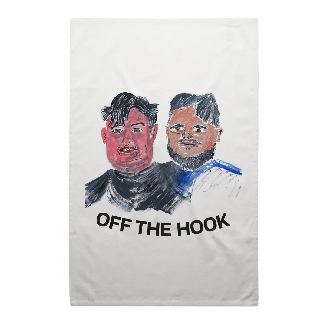 Daz & Will Portrait Tea Towel