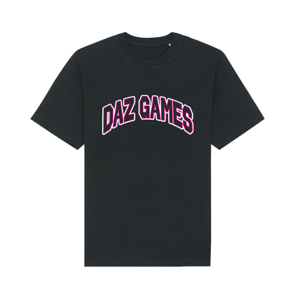 BLACK DAZ GAMES OUTLINED LOGO TEE