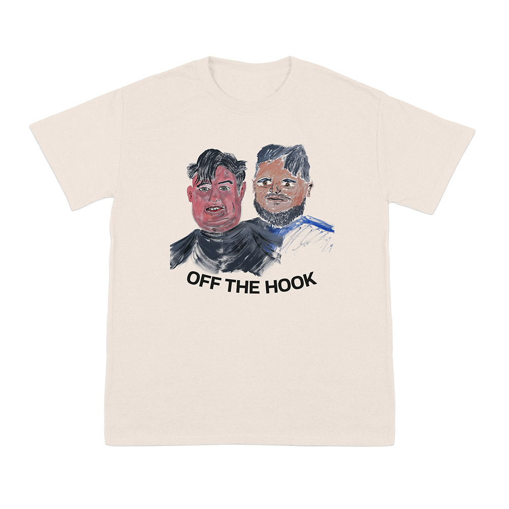 Daz & Will Portrait Natural Tee