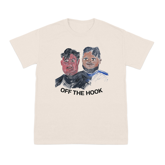 Daz & Will Portrait Natural Tee