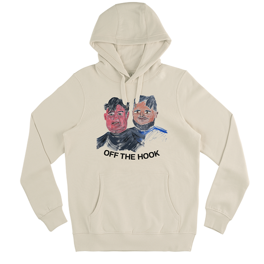 Daz & Will Portrait Natural Hoodie