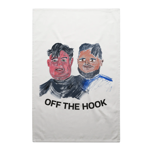 Daz & Will Portrait Tea Towel